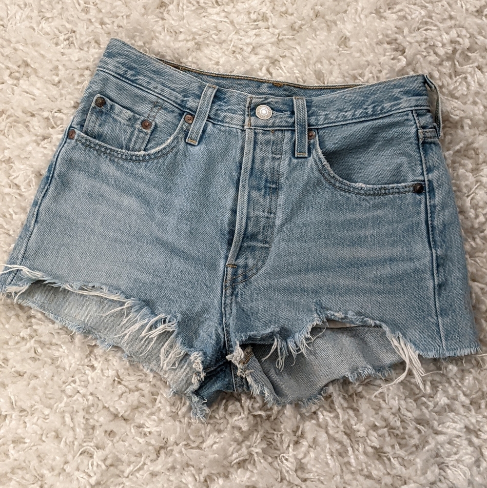 Levi’s 501 High Waisted Jean Shorts
